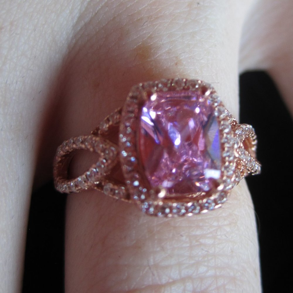 Beautiful Pink stone ring